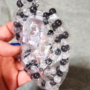 Beaded skull Necklace new